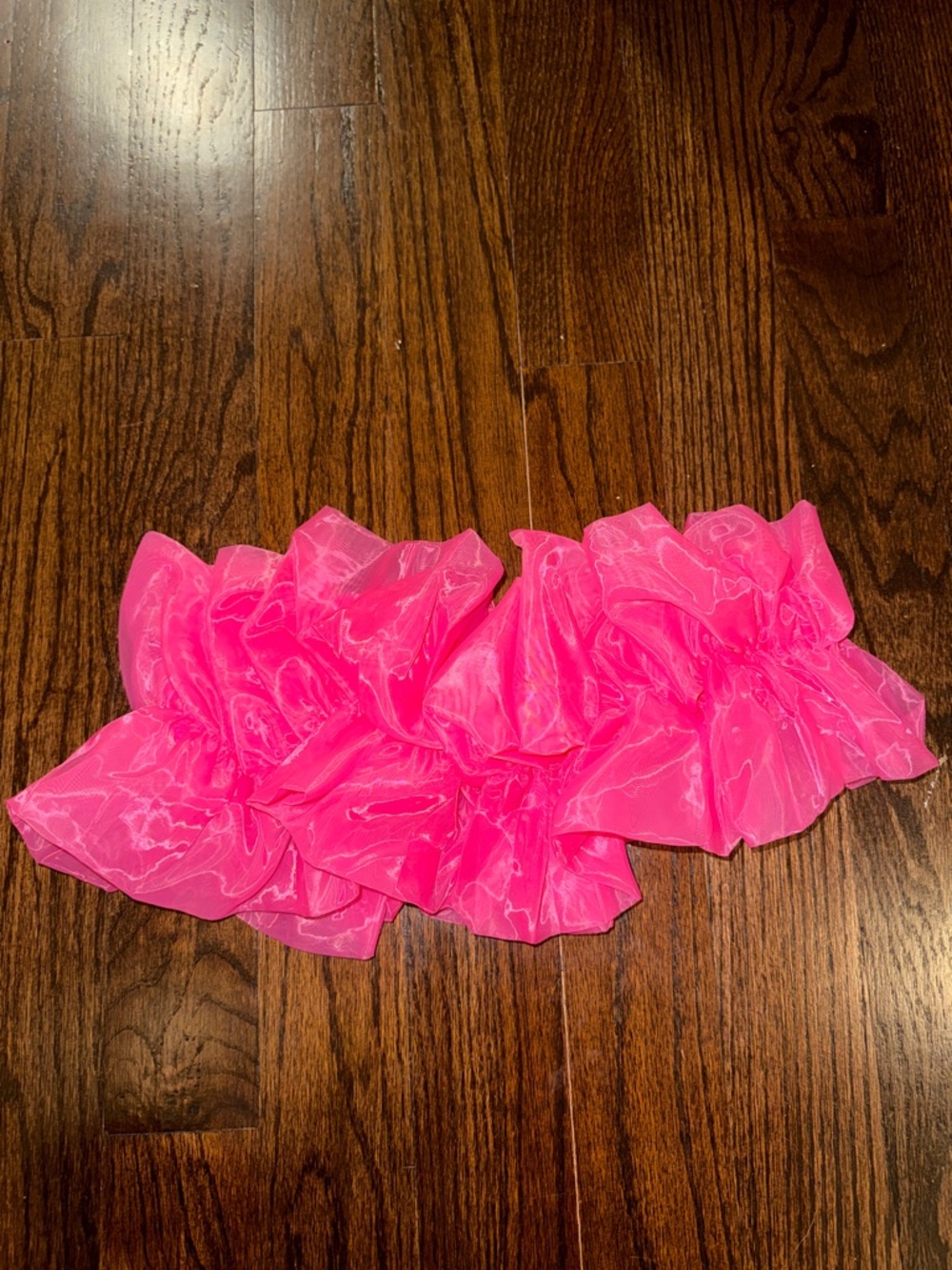 SHEIN Neon Hot Pink Ruffle Tube Top